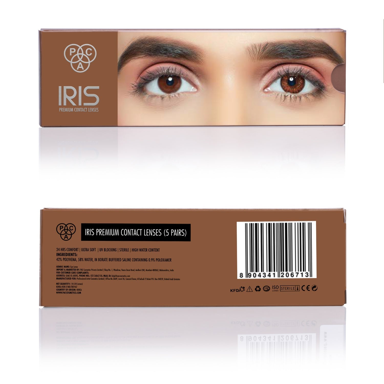 PAC Lens Brown – Natural Colored Contact Lenses | MRP ₹995