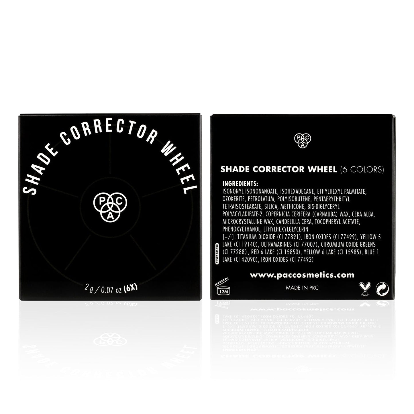 PAC Shade Corrector Wheel X6 – Color Correcting Concealer Palette 2g