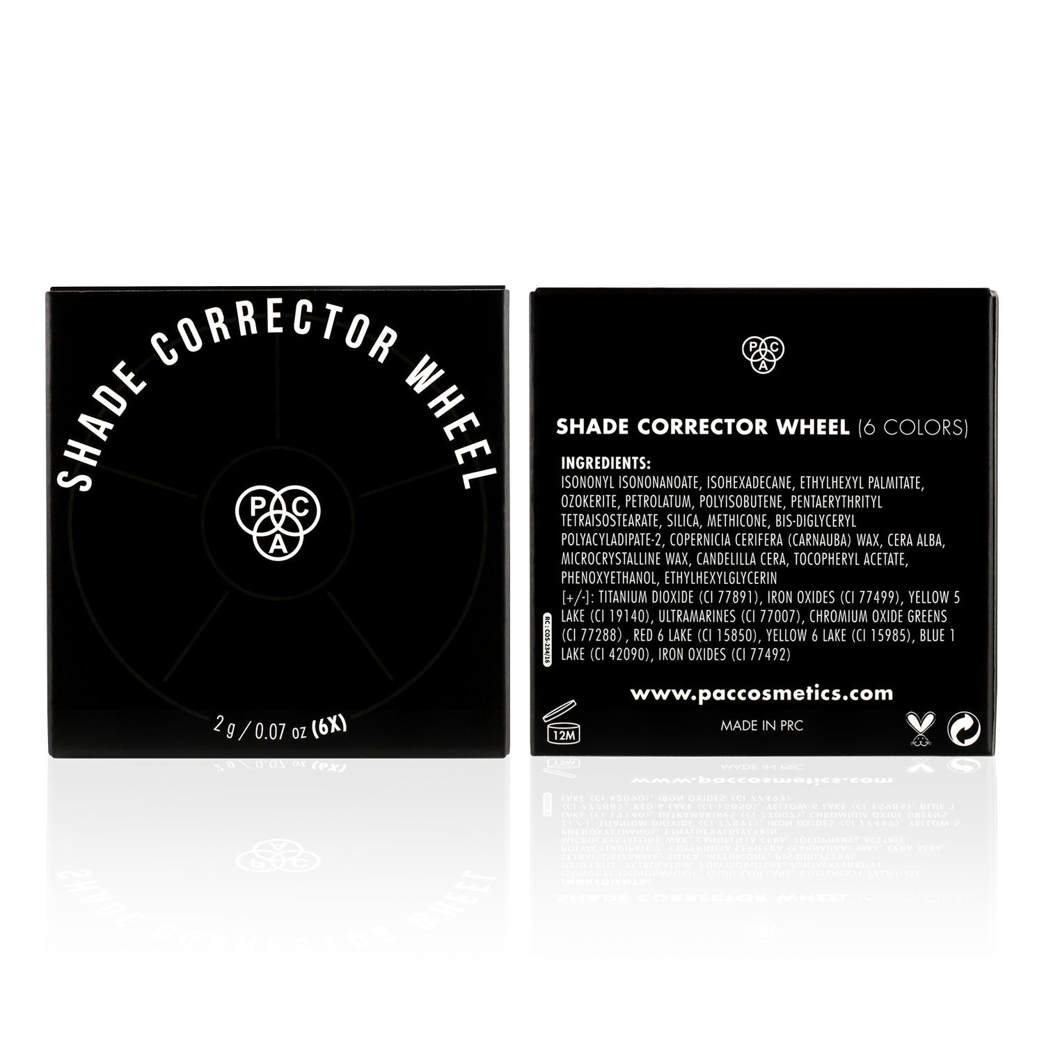 PAC Shade Corrector Wheel X6 – Color Correcting Concealer Palette 2g