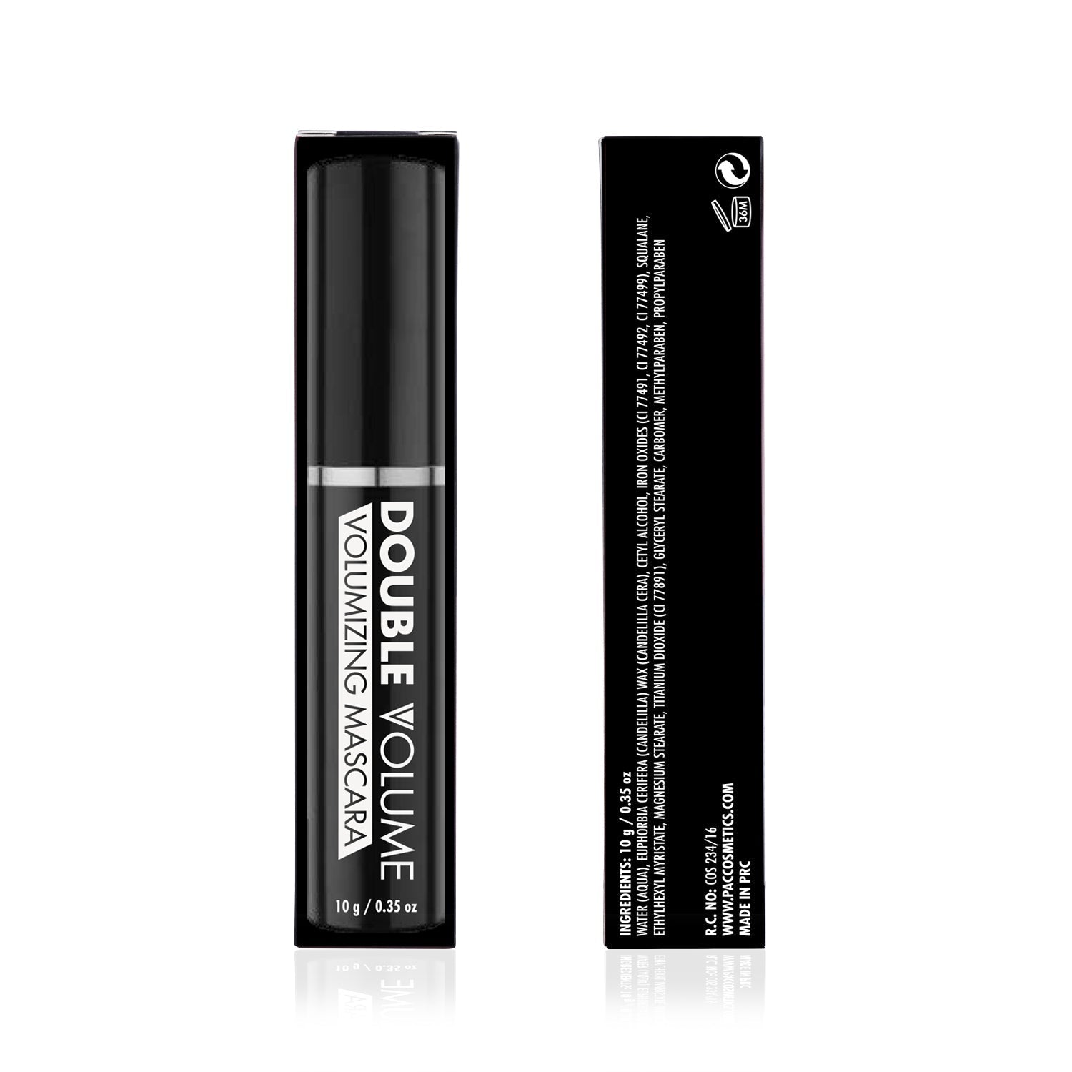 PAC Double Volume Mascara – Long-Lasting Volumizing Mascara | 10g