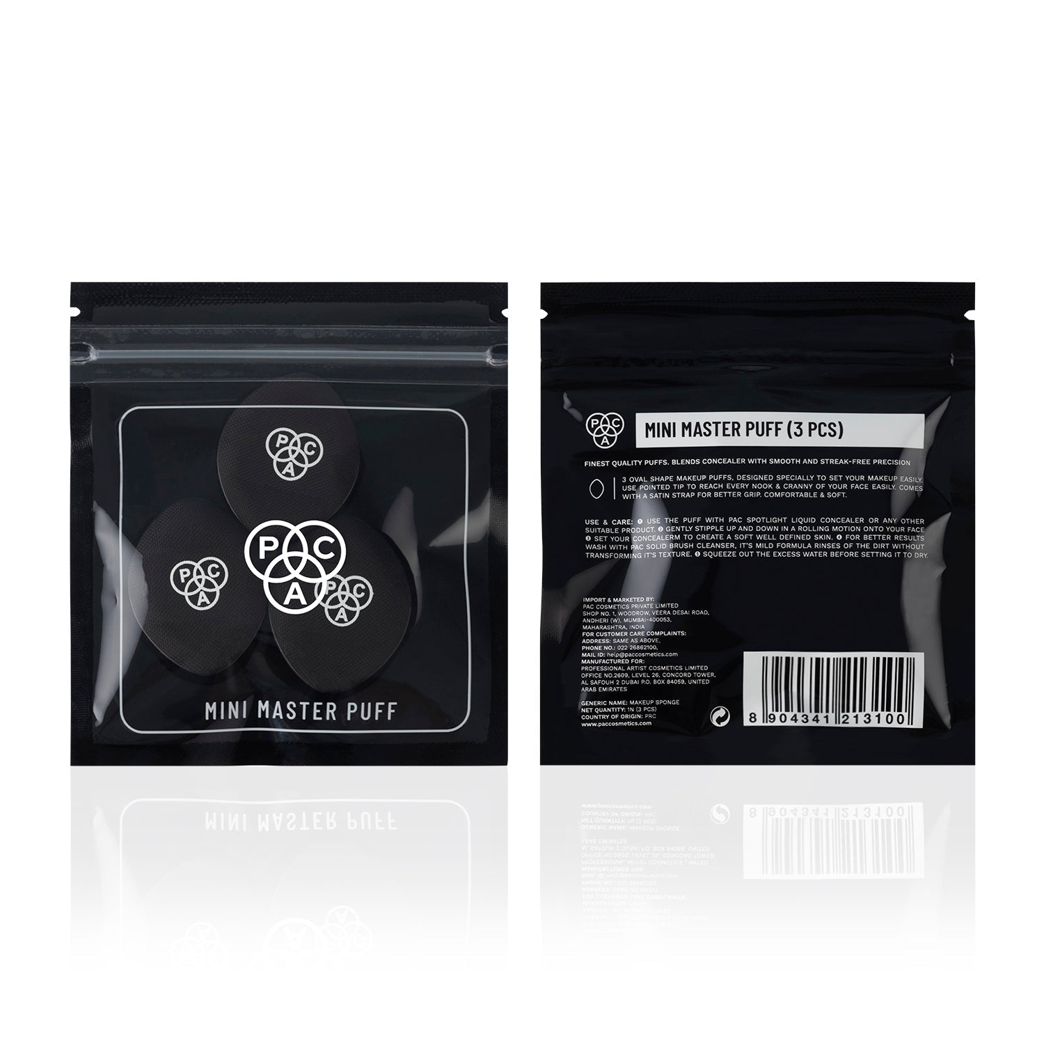 PAC Mini Sponge Set – Precision Makeup Blending Sponges