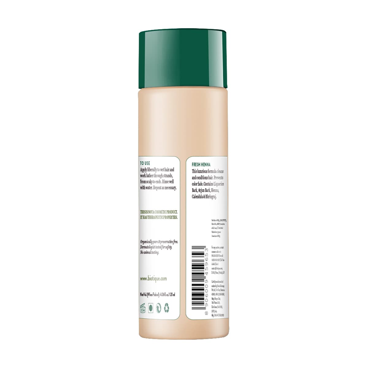 Biotique Advanced Ayurveda Fresh Henna Colour Protect Shampoo & Conditioner 180ml