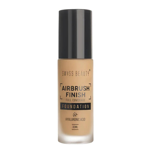 Swiss Beauty Airbrush Foundation 05 Caramel Beige|30 ml|MRP 529