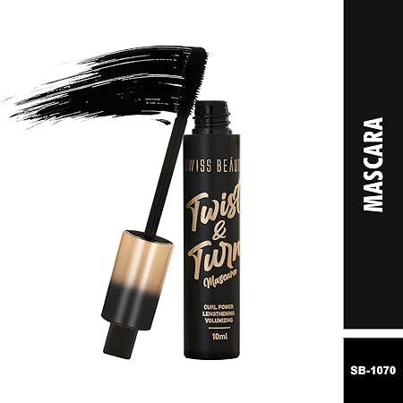 Swiss Beauty Twist & Turn Mascara Black|12 ml|MRP 349