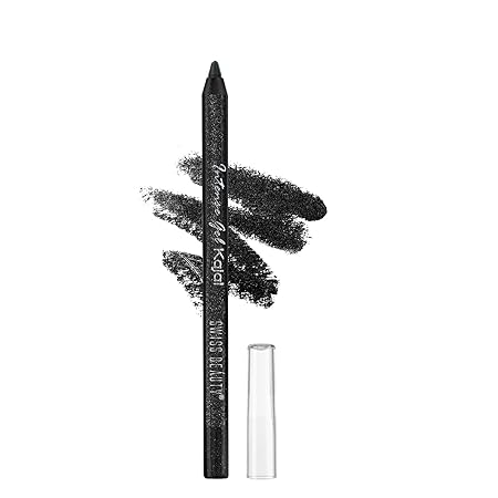 Swiss Beauty Intensegel Color Kajal Glittery Black|1.2 gms|MRP 399