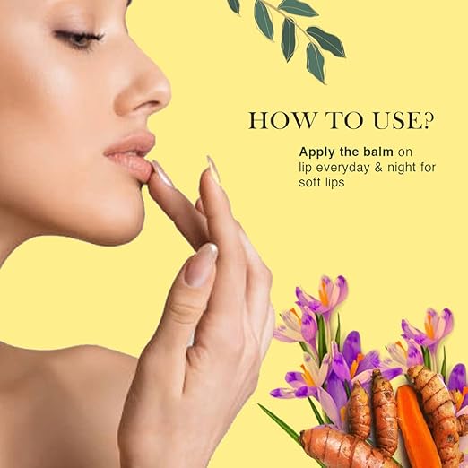 Richfeel Hydrating Lip Balm With Haldi & Saffron|6 gms|MRP 120