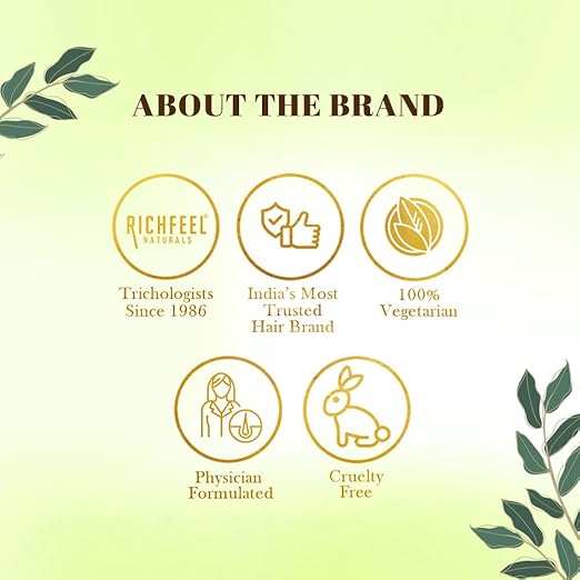 Richfeel Brahmi Jaborandi Hair Oil|500 ml|MRP 950