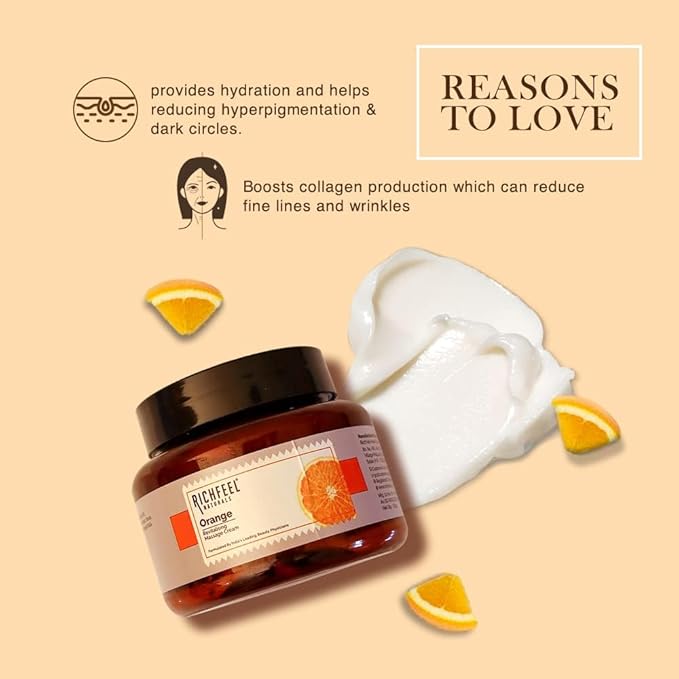 Richfeel Orange Revitalising Massage Cream|500 gms|MRP 795