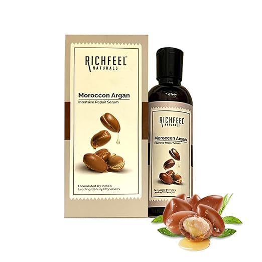 Richfeel Moroccan Argan Hair Repair Serum|80 ml|MRP 250