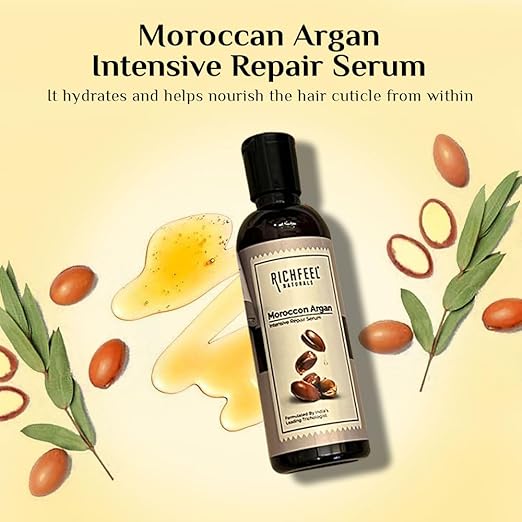 Richfeel Moroccan Argan Hair Repair Serum|80 ml|MRP 250