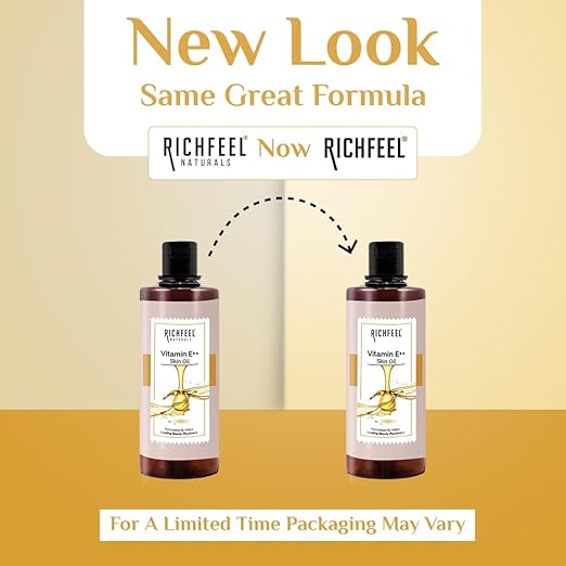 Richfeel Vitamin E Skin Oil|500 ml|MRP 1050