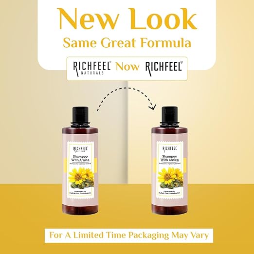 Richfeel Arnica Anti-Dandruff Shampoo|500 ml|MRP 682