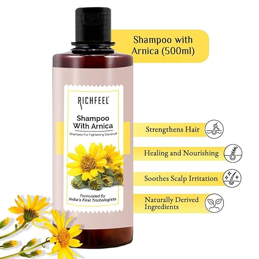 Richfeel Arnica Anti-Dandruff Shampoo|500 ml|MRP 682