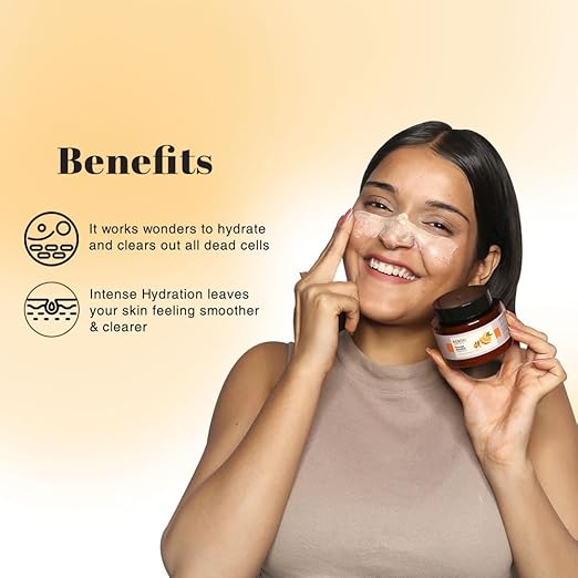Richfeel Orange Almond Scrub For Brightening & Revitalizing|100 gms|MRP 440
