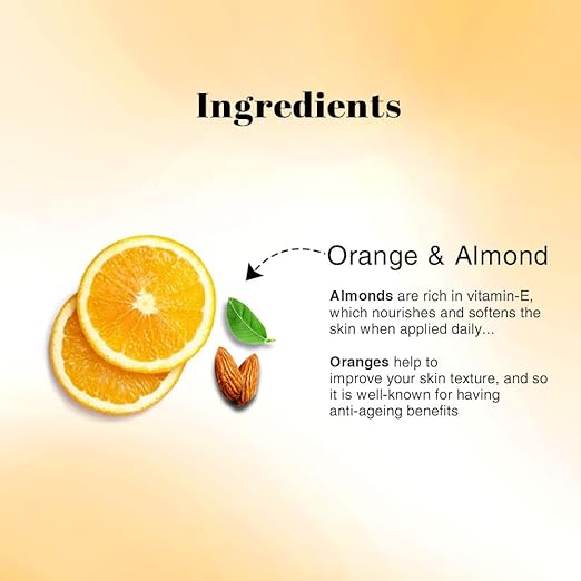 Richfeel Orange Almond Scrub For Brightening & Revitalizing|100 gms|MRP 440