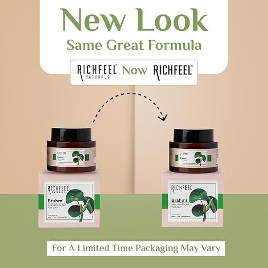 Richfeel Brahmi Intensive Repair Hair Pack|100 gms|MRP 352