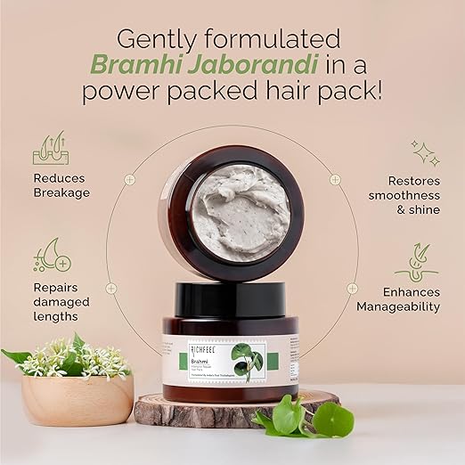Richfeel Brahmi Intensive Repair Hair Pack|100 gms|MRP 352