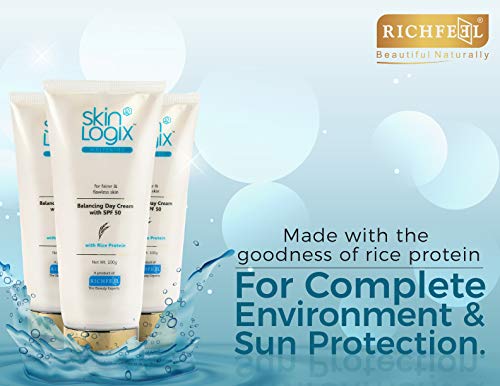 Richfeel Skin Logix Whitening Balancing Day Cream Spf 50|200 gms|MRP 1526