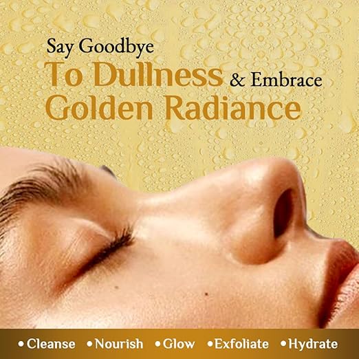 Richfeel Gold Facial Kit - Instant Glow & Bright Skin with Gold Foils|30 gms|MRP 310
