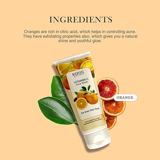 Richfeel Vitamin C Face Wash|100 gms|MRP 225