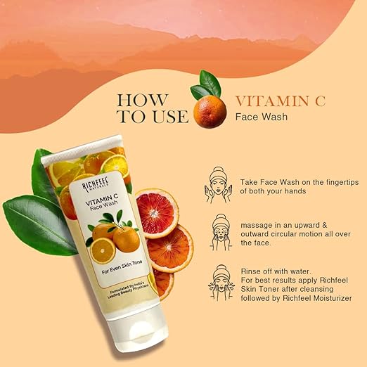 Richfeel Vitamin C Face Wash|100 gms|MRP 225