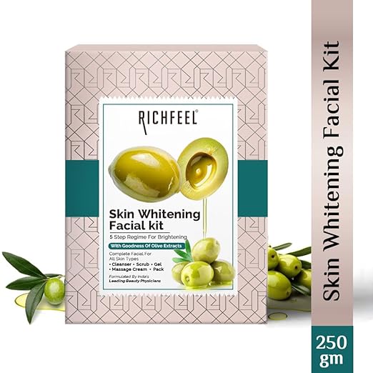 Richfeel Skin Whitening Facial Kit|250 gms|MRP 3574