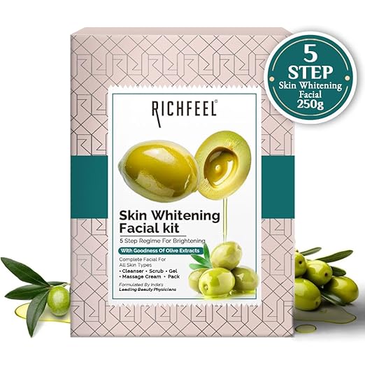 Richfeel Skin Whitening Facial Kit|250 gms|MRP 3574