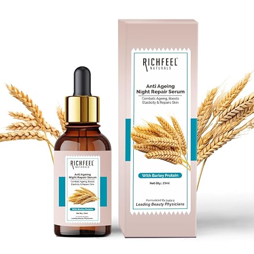 Richfeel Anti Ageing Night Repair Serum|25 ml|MRP 449