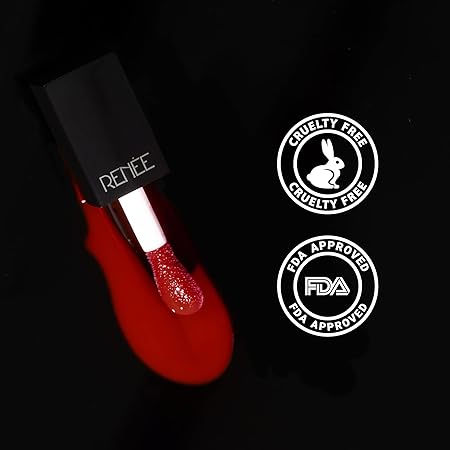 Renee Super Natural Tinted Lip Oil - 02 Red Velvet|3 ml|MRP 499