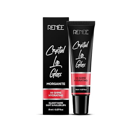 Renee Crystal Lip Gloss 04 Morganite|8 ml|MRP 350