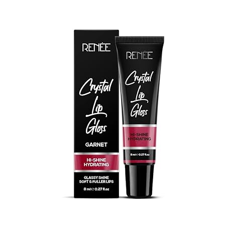 Renee Crystal Lip Gloss 05 Garnet|8 ml|MRP 350