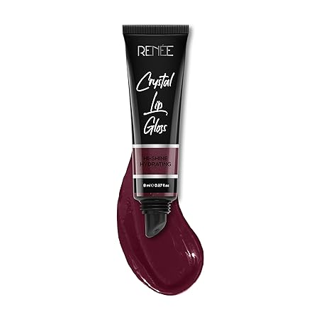 Renee Crystal Lip Gloss 07 Amethyst|8 ml|MRP 350