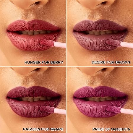 Renee Stay With Me Mini Matte Lip Color 01 Juicy Berries|8 ml|MRP 700
