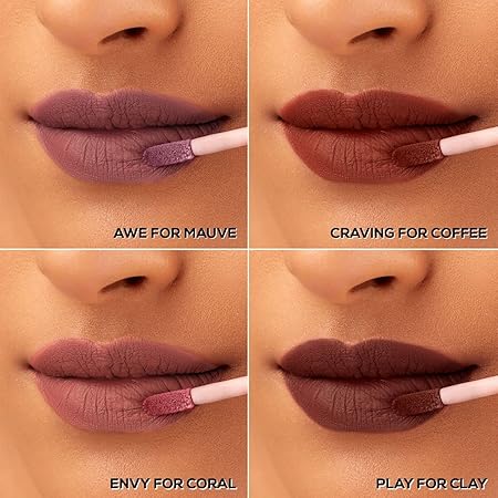 Renee Stay With Me Mini Matte Lip Color 02 Nutty Nudes|8 ml|MRP 700
