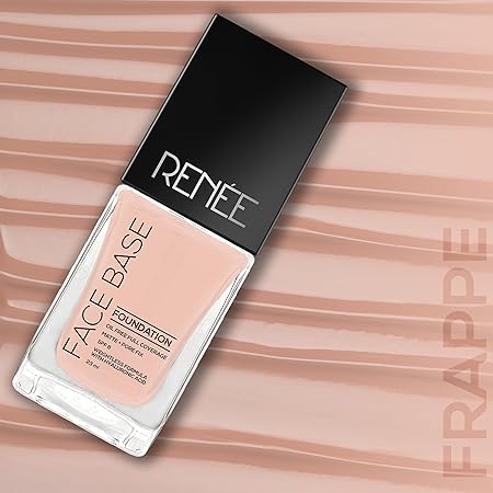 Renee Face Base Liquid Foundation With SPF - Frappe|23 ml|MRP 750