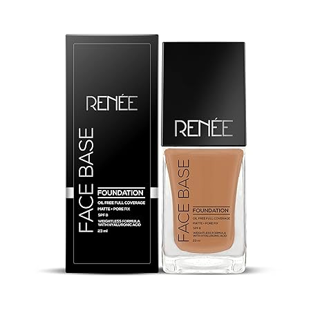 Renee Face Base Liquid Foundation With SPF -Irish Cream|23 ml|MRP 750