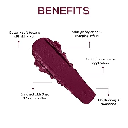 Renee Crush Glossy Lipstick - Carino|4 gms|MRP 499