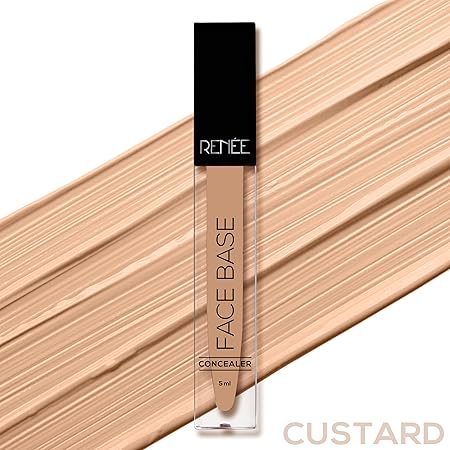 Renee Face Base Liquid Matte Concealer - Custard|5 ml|MRP 550