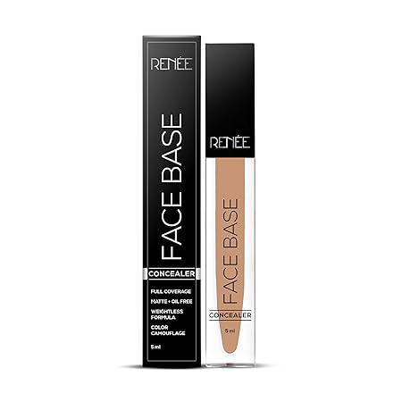 Renee Face Base Liquid Matte Concealer - Shortbread|5 ml|MRP 550
