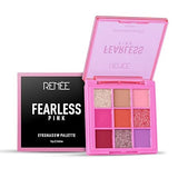 Renee Fearless Eyeshadow Palette - Pink|12 gms|MRP 499