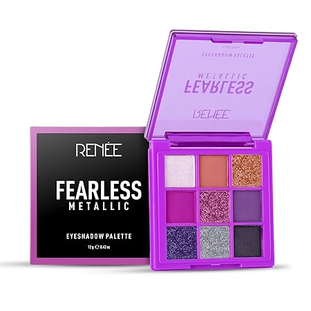 Renee Fearless Eyeshadow Palette - Metallic|12 gms|MRP 499
