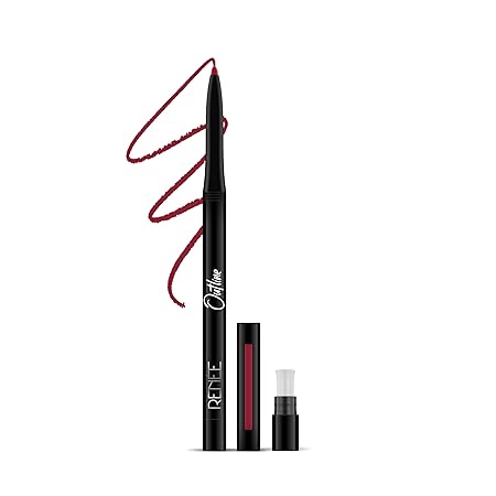 Renee Outline Lip Liner With Built-in Sharpener 06 Amelia|0.35 gms|MRP 350