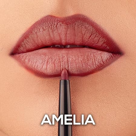 Renee Outline Lip Liner With Built-in Sharpener 06 Amelia|0.35 gms|MRP 350