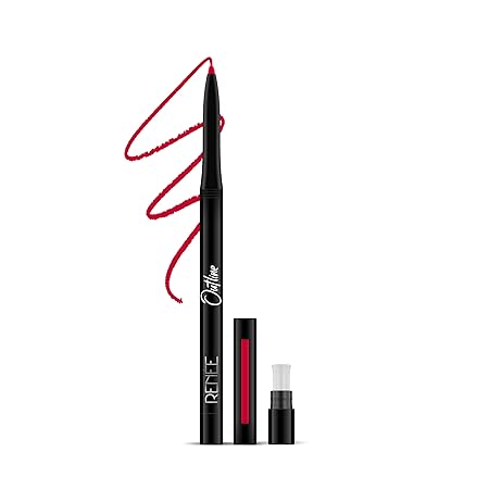 Renee Outline Lip Liner With Built-in Sharpener 08 Isabelle|0.35 gms|MRP 350