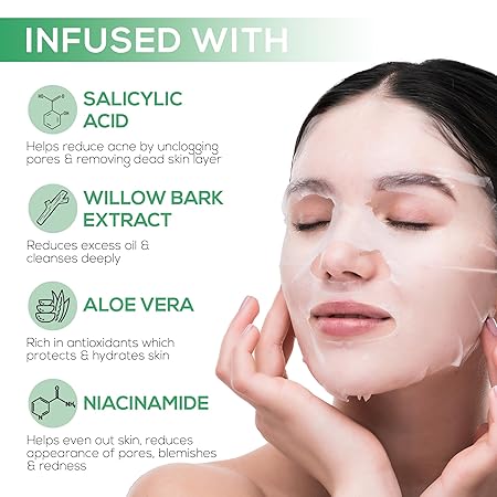 Renee Salicylic Acid 1% Sheet Mask|20 ml|MRP 149
