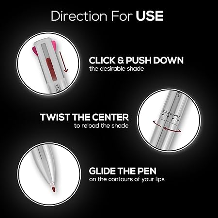 Renee Draw 4-4-in-1 Lip Liner|0.4 gms|MRP 750