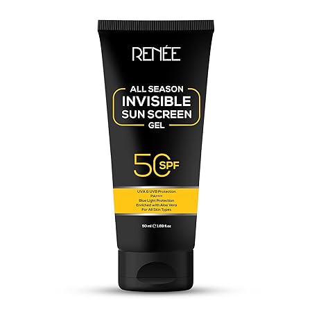 Renee All Season Invisible Sunscreen Gel SPF 50|50 ml|MRP 350