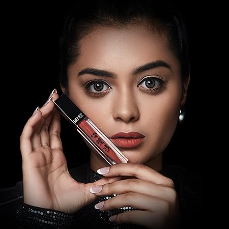 Renee Stay With Me Matte Lipstick - 26 Loco For Cocoa |5 ml|MRP 599