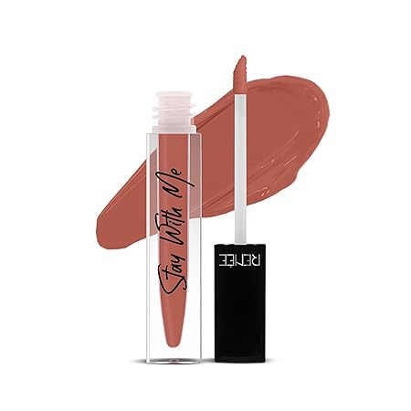Renee Stay With Me Matte Lipstick - 24 Creme Of Caramel|5 ml|MRP 599