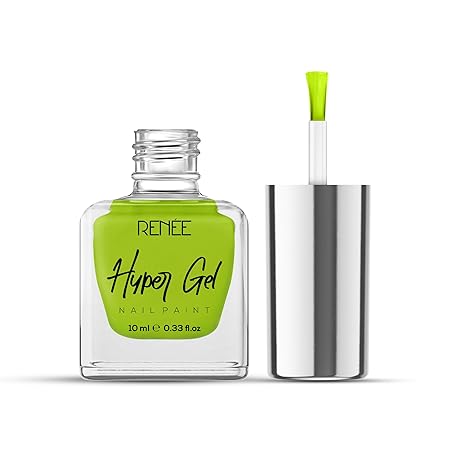Renee Hyper Gel Nail Paint - Lime Green|10 ml|MRP 149